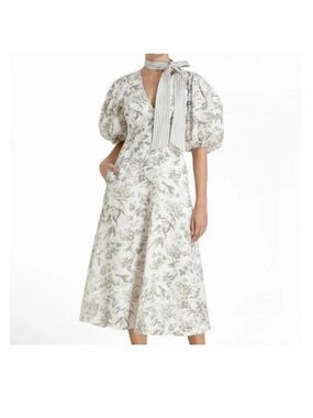 zimmermann kaleidoscope swirl yoke midi dress from fall 2022 collection LOOKBOOK FALL 2022 READY TO WEAR